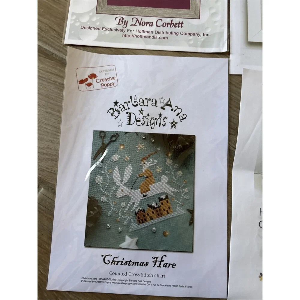 Vintage Needlepoint‎ Pattern booklets Lot of 4- 1 Incomplete Kit